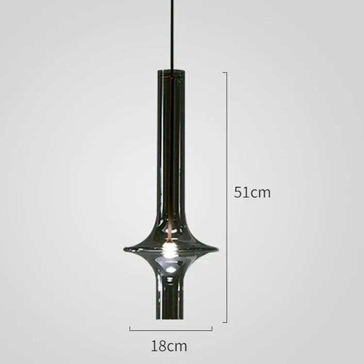 Aureline Glass Pendant Light – Luxury Nordic LED Hanging Lamp | Modern Designer Lighting for Elegant Interiors