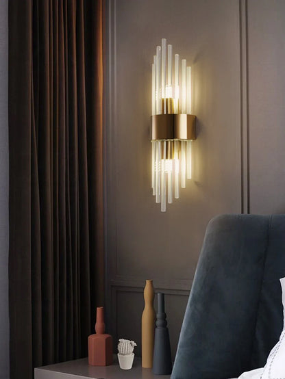 LUXARÉ CrystalLine Wandlamp-Leuchtezauber