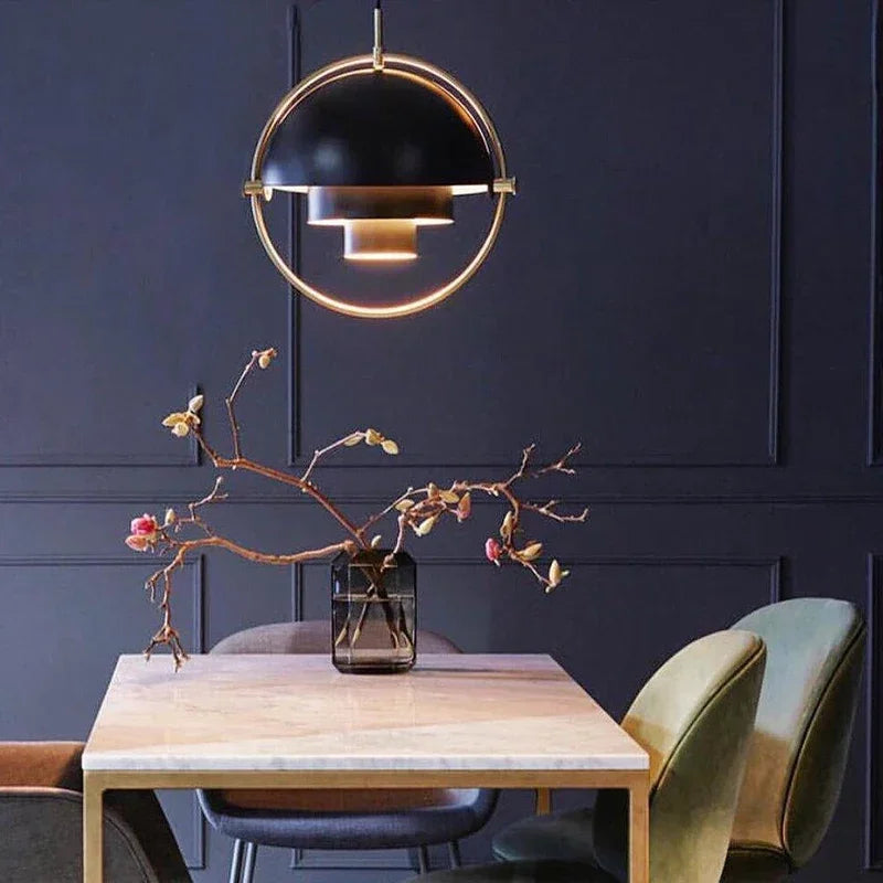 Sculptural Globe LED Pendant Light – Scandinavian Designer Ceiling Lamp | Dimmable Ambient Lighting | Contemporary Statement Chandelier