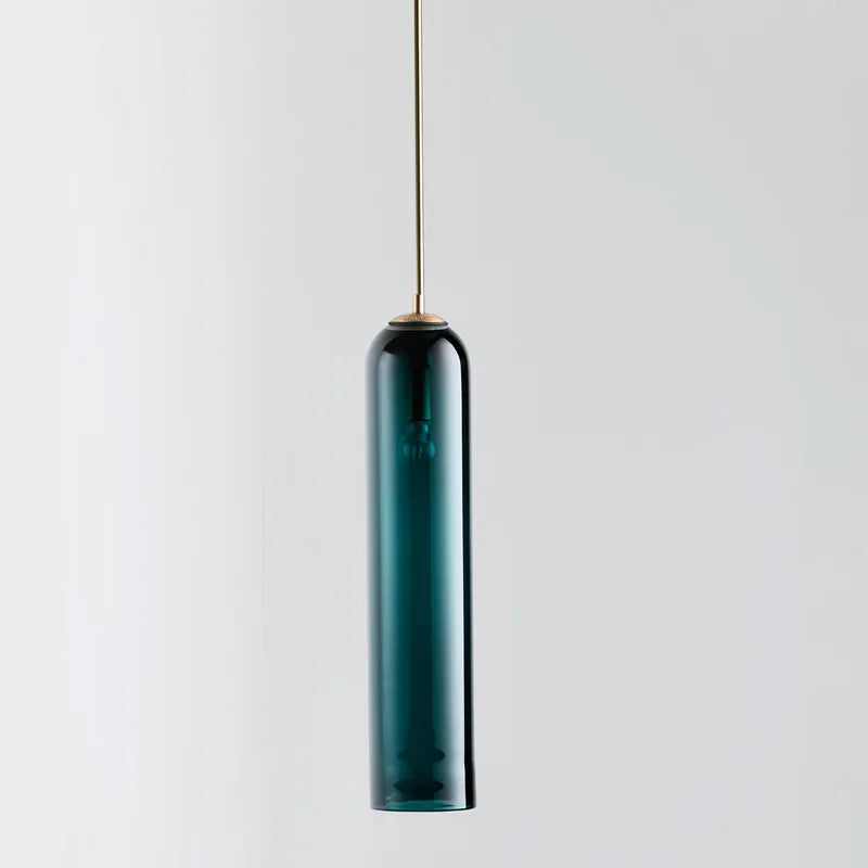 Scandinavian Glass Pendant Light – Modern E27 Ceiling Lamp | Elegant Ambient Lighting | Contemporary Nordic Interior Décor