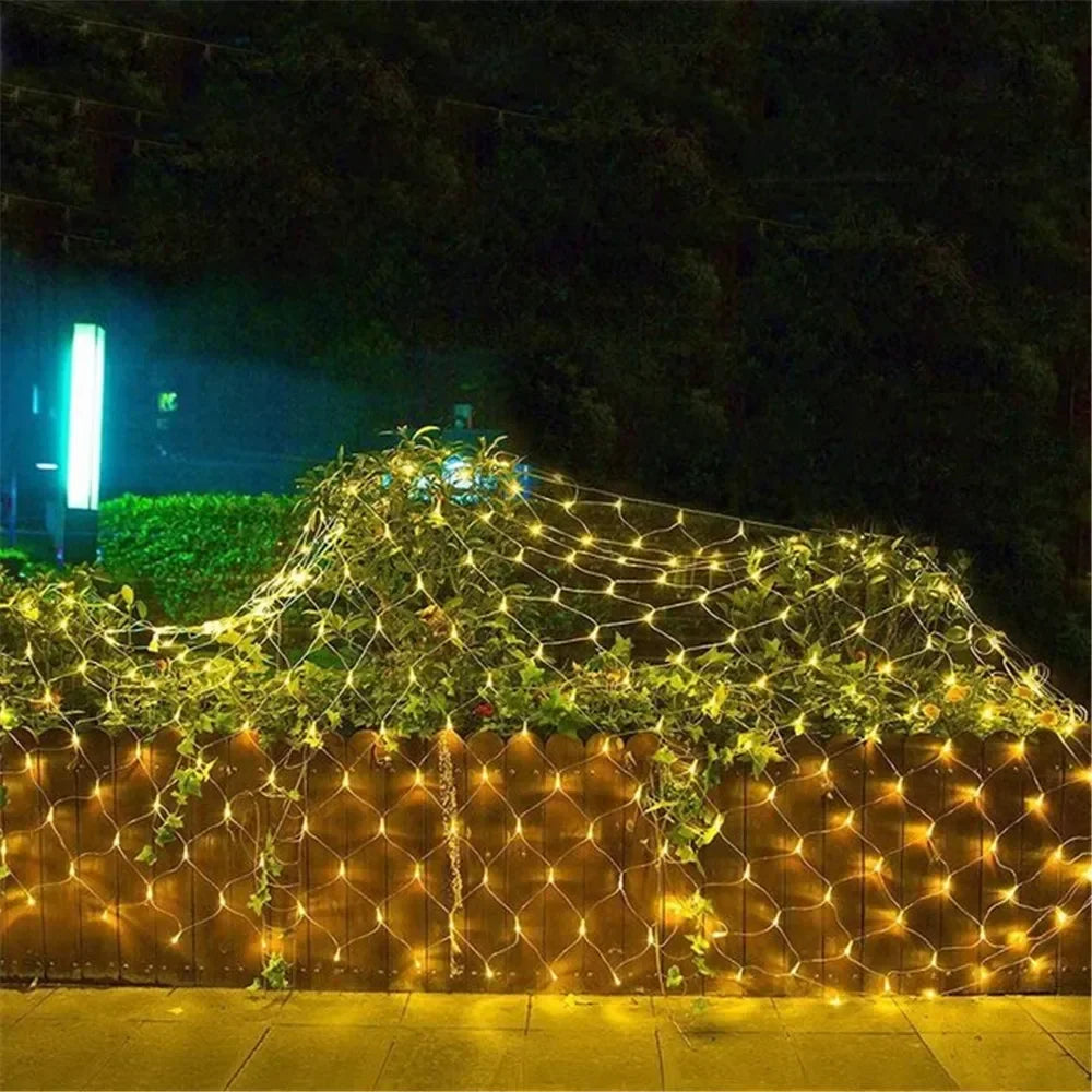 LED Net Christmas Lights – 6 x 4M & 3 x 3M Curtain Lighting for Windows, Gardens, Weddings & Festive Decorations