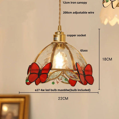 Nordic Glass Pendant Light with Brass Detail – Modern LED Ceiling Lamp | Scandinavian Designer Lighting