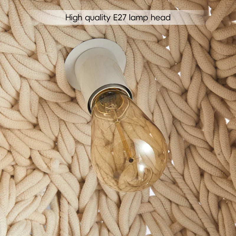 Hikari Woven Pendant Light – Japandi Rattan Ceiling Lamp | Handcrafted Natural Hanging Light for Modern Interiors