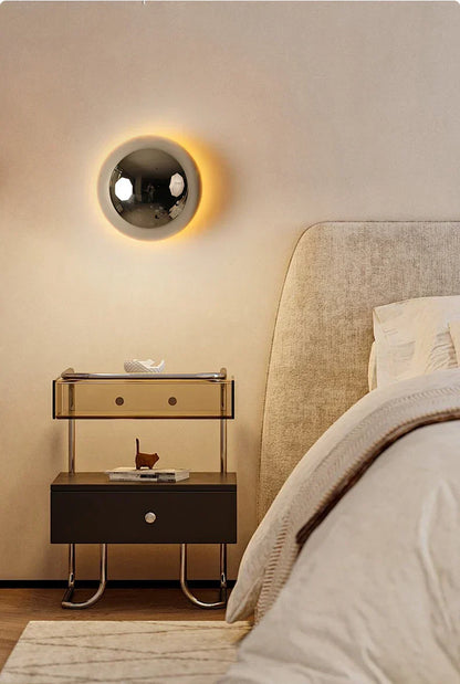 Orvello Round Wall Light – Bauhaus LED Wall Lamp | Modern Up & Down Ambient Lighting