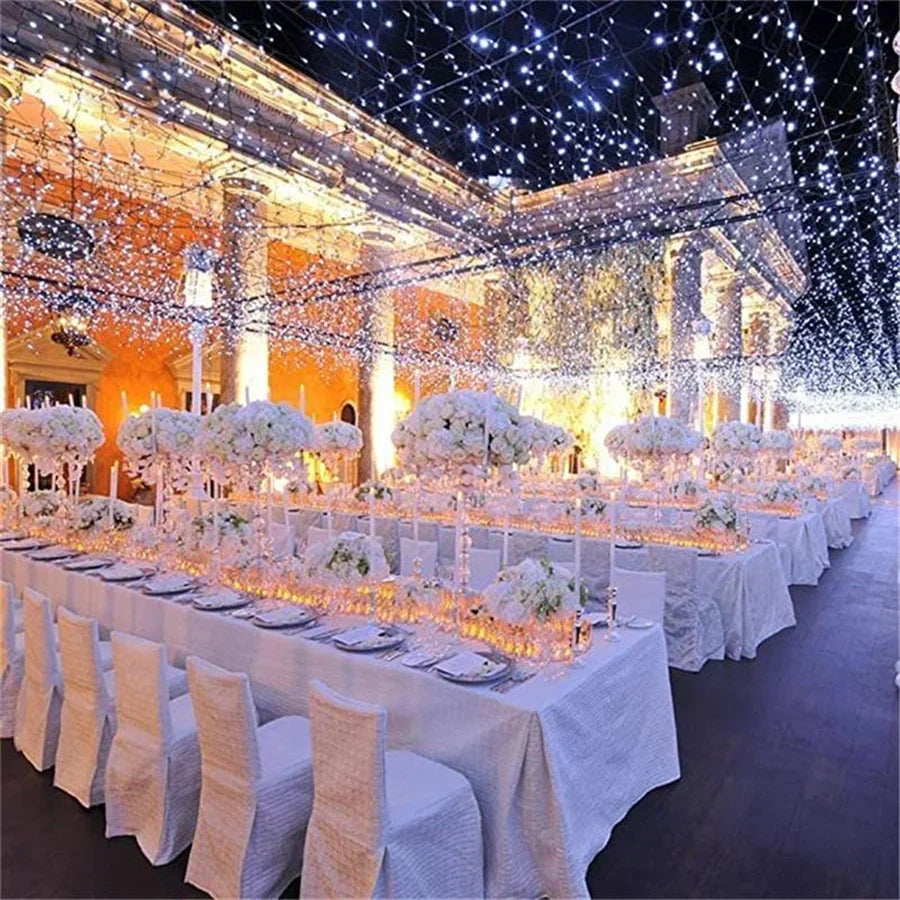 LumiFest LED Christmas String Lights – 10M / 50M / 100M Outdoor Fairy Lights with 8 Lighting Modes