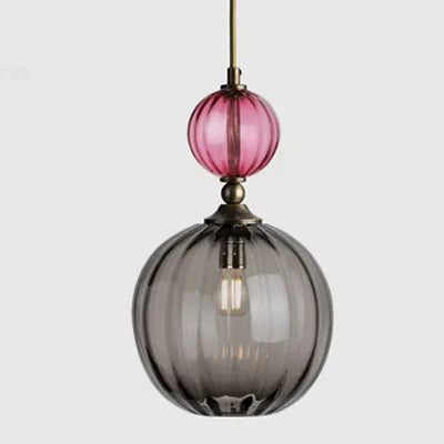 PrismGlow Glass Pendant Light – Scandinavian Ceiling Lamp | Coloured Glass Lighting | Contemporary Interior Accent