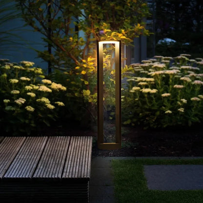 LumiPillar Aluminium LED Gartenleuchte-Leuchtezauber