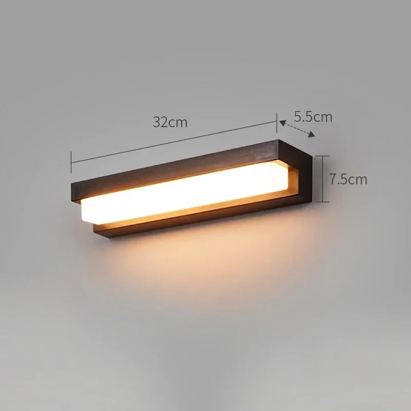 Outdoor Solar LED Wall Light – Waterproof Garden Wall Lamp | IP65 Security & Decorative Lighting | Energy-Efficient Exterior Light