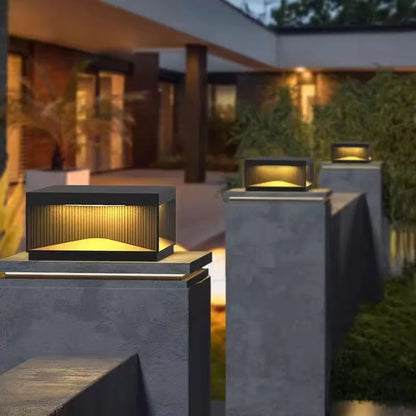 LuxoBox LED Garten-Pfeilerleuchte-Leuchtezauber