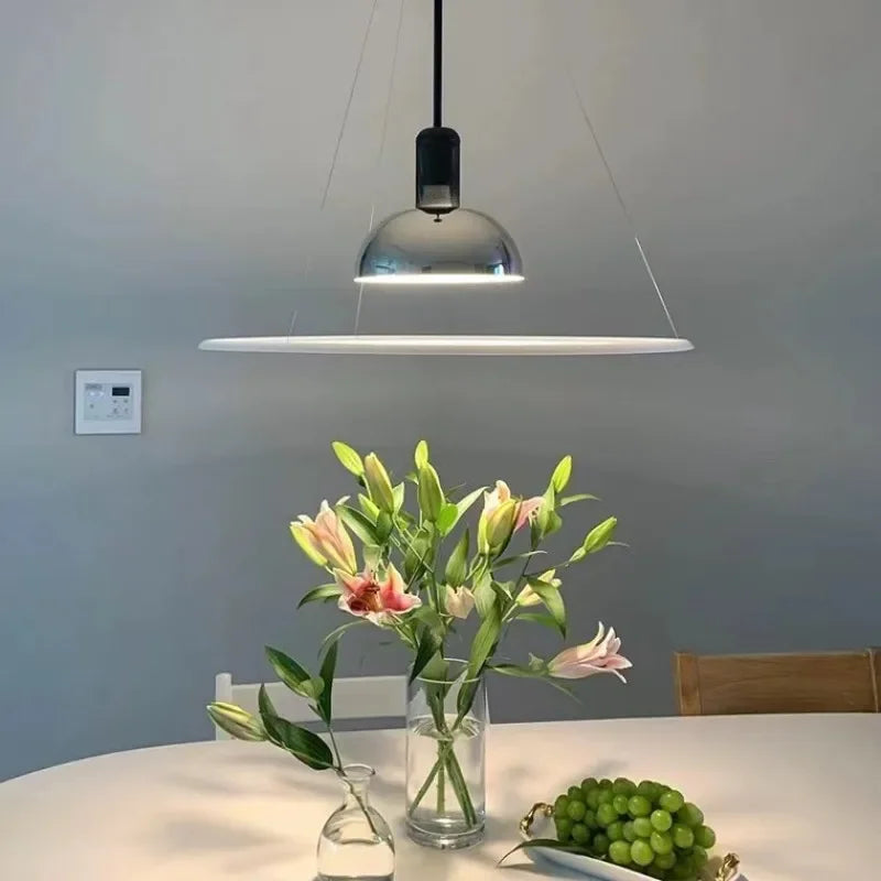 Modern Designer Pendant Light – Minimalist E27 Ceiling Lamp | Contemporary Dining & Bar Lighting | Luxury Interior Statement