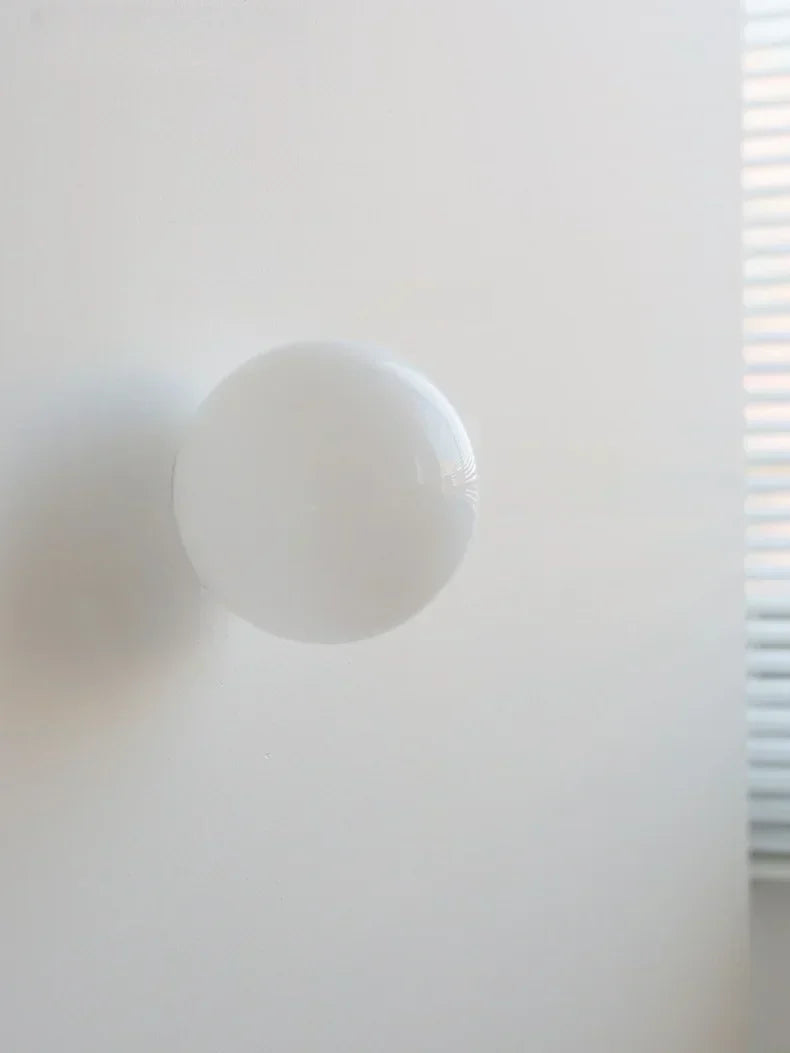 Orbelle Glass Wall Light – Frosted Globe LED Sconce | Modern Ambient Lighting | Timeless Interior Elegance