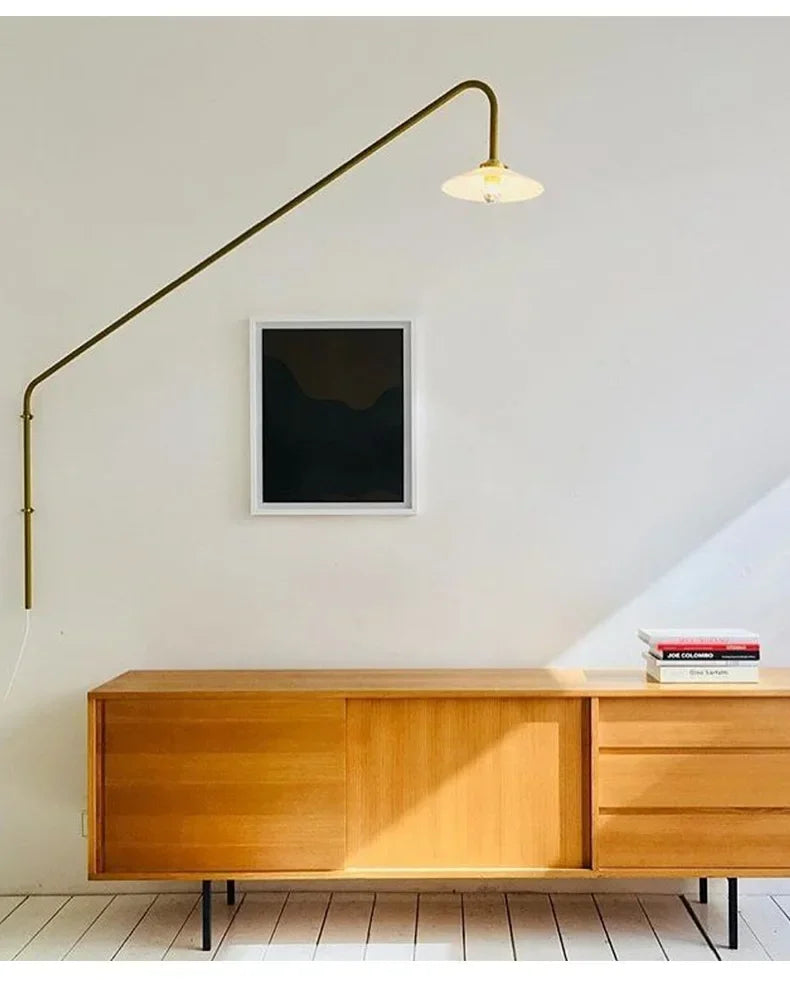 Nordic Designer Industrial Wall Light – Adjustable Long Arm Wall Lamp for Living Rooms, Bedrooms, Restaurants & Hotels