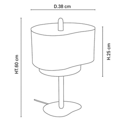 Hoshina Floor Lamp – Wabi-Sabi Fabric Standing Light | Japanese Minimalist LED Lamp for Calm Interiors