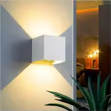 LumaCube Wireless Wall Lights – Rechargeable LED Accent Lighting | Modern Space-Saving Design
