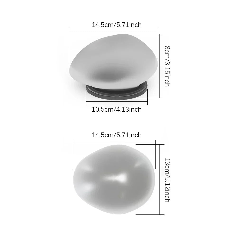 LUXGLOW Solar-Kiesel Außenleuchte-Leuchtezauber
