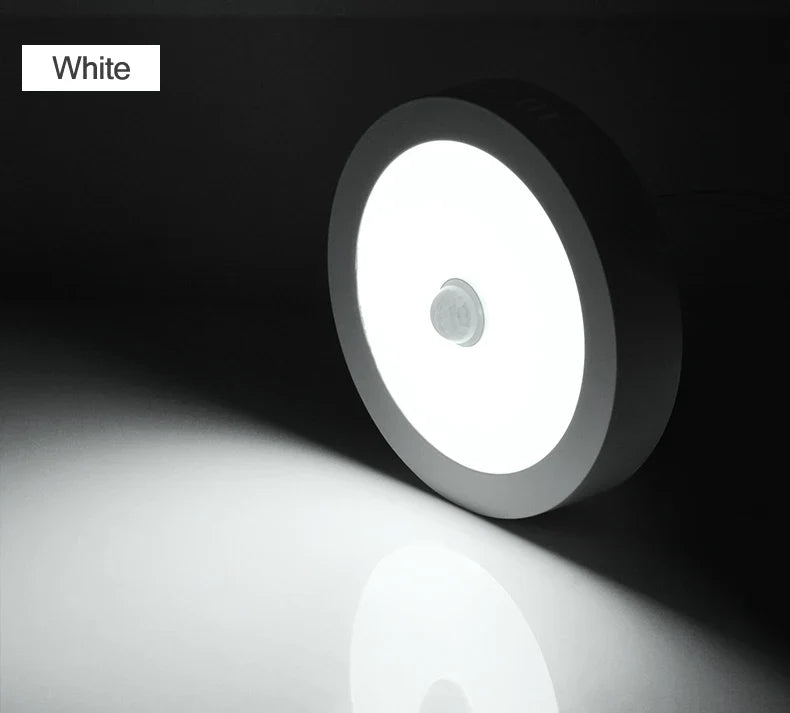 LED Ceiling Light with PIR Motion Sensor – Energy-Efficient Round Ceiling Lamp | Automatic Indoor Lighting | Modern Home Light Fixture