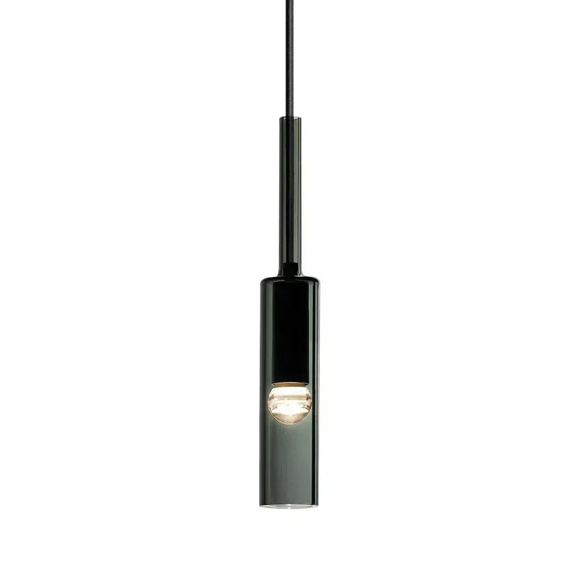 Noir Glass Pendant Light – Contemporary E27 Ceiling Light | Elegant Ambient Illumination | Modern Interior Statement