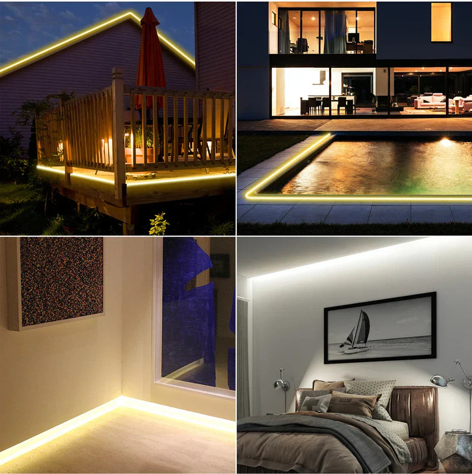 NeoGlow COB LED Neon Light Strip – Waterproof Flexible Lighting for Indoor & Outdoor Use