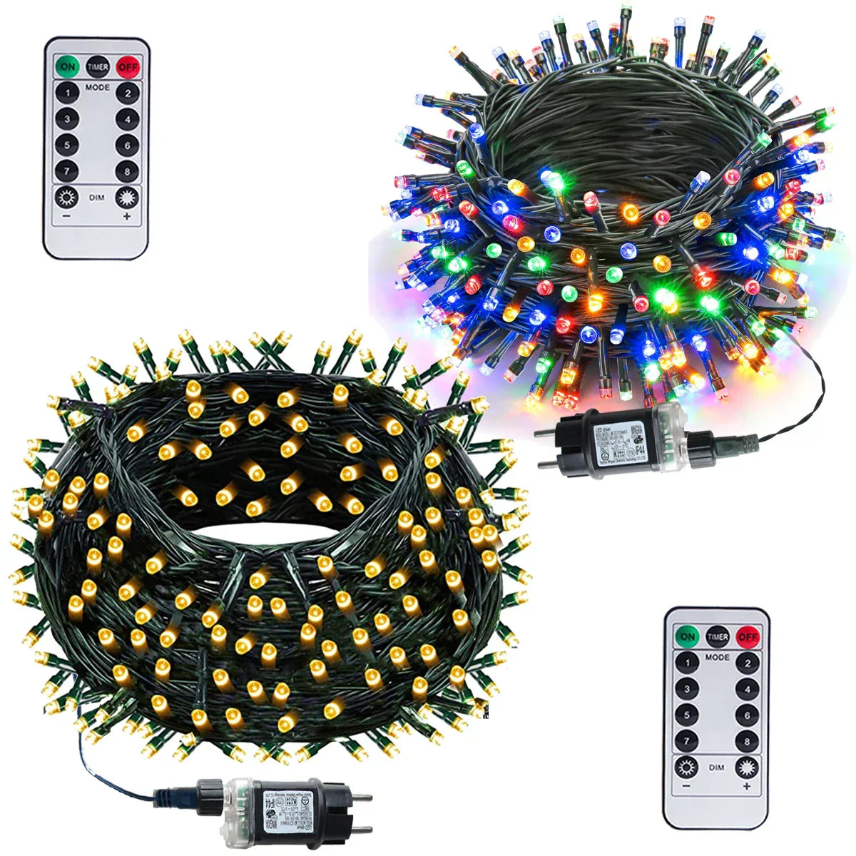 LumiFest Pro LED String Lights – Waterproof Decorative Fairy Lights with Remote Control | Indoor & Outdoor Celebration Lighting