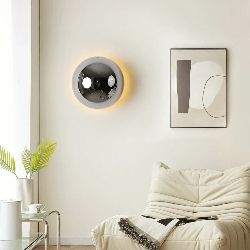Orvello Round Wall Light – Bauhaus LED Wall Lamp | Modern Up & Down Ambient Lighting