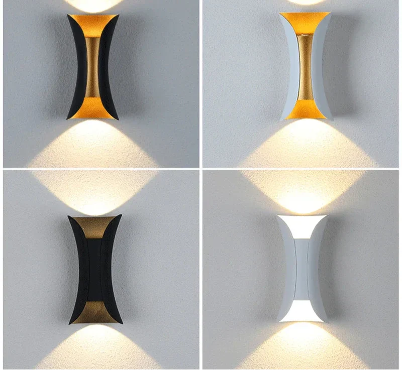 Nordluxo LED Wandleuchte Modern – IP65 Wasserdicht | Für Innen & Außen-Leuchtezauber