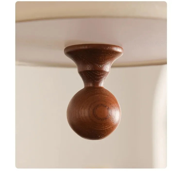 Kaori Ceiling Light – Wabi-Sabi Fabric Flush Lamp | Japanese Minimalist LED Lighting for Calm Interiors