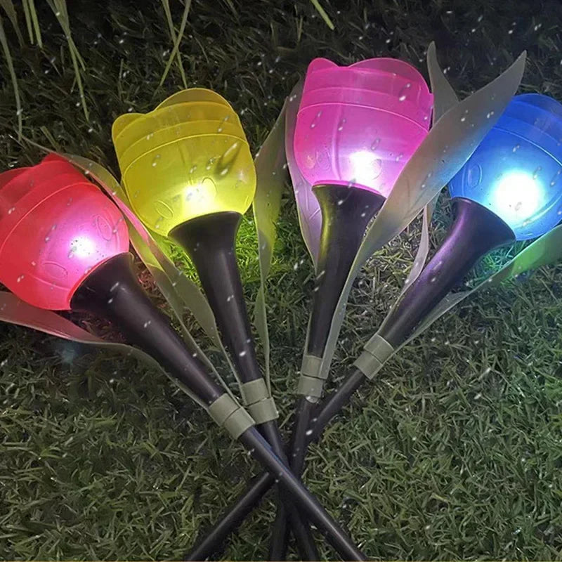 SolarTulipa LED Gartenleuchte-Leuchtezauber