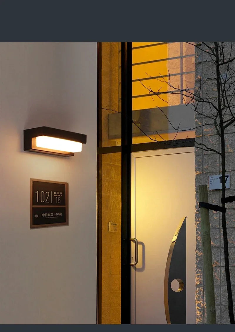 Outdoor Solar LED Wall Light – Waterproof Garden Wall Lamp | IP65 Security & Decorative Lighting | Energy-Efficient Exterior Light