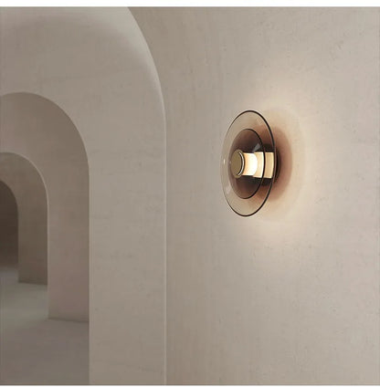 Eloria Glass Wall Light – Nordic LED Wall Lamp | Modern Ambient Lighting for Sophisticated Interiors