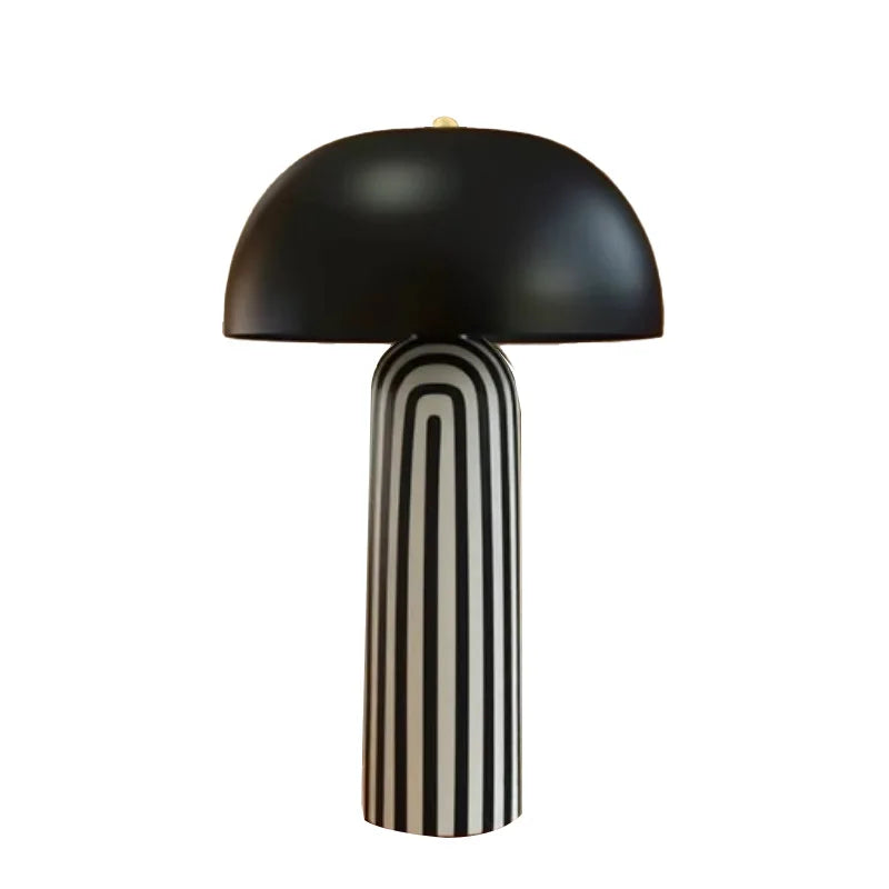 Japandi Ceramic Table Lamp – Handcrafted LED Accent Light | Nordic Japanese Interior Décor | Elegant Ambient Lighting