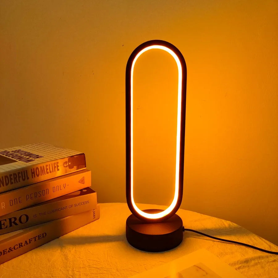 LunaHalo – Luxe Dimbare LED Ringlamp voor Slaapkamer en Woonkamer-Leuchtezauber