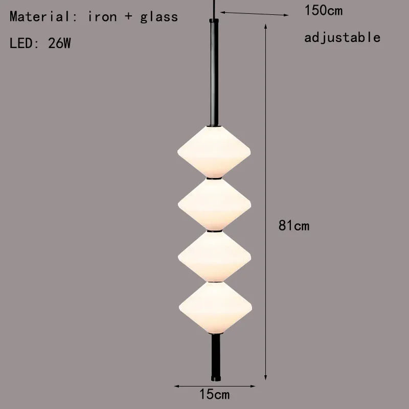 Modern Glass Globe Pendant Light – Elegant LED Ceiling Light | Adjustable Hanging Lamp | Contemporary Home Lighting