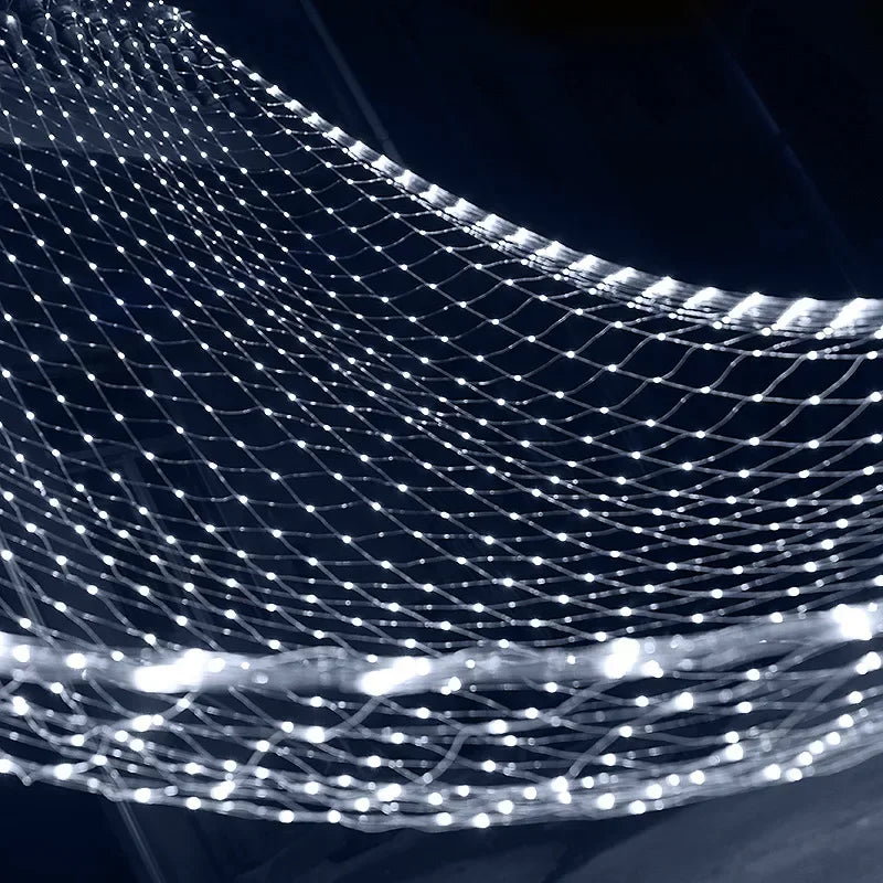 LED Net Christmas Lights – 6 x 4M & 3 x 3M Curtain Lighting for Windows, Gardens, Weddings & Festive Decorations