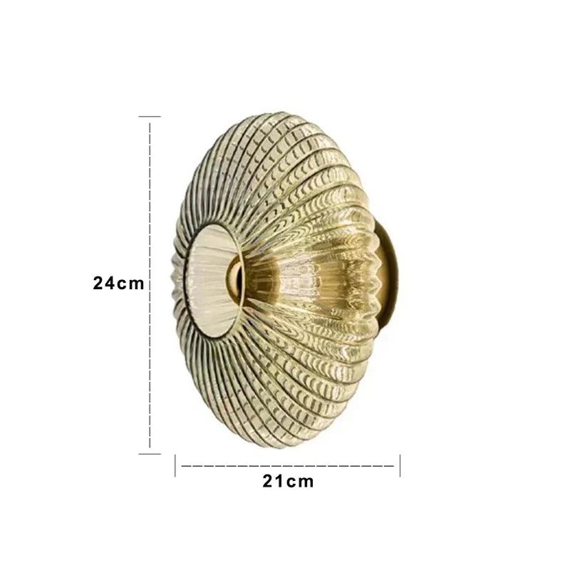 AuraGlas Bauhaus Wall Lamp – Modern Glass Wall Light for Nordic & Hotel-Inspired Interiors