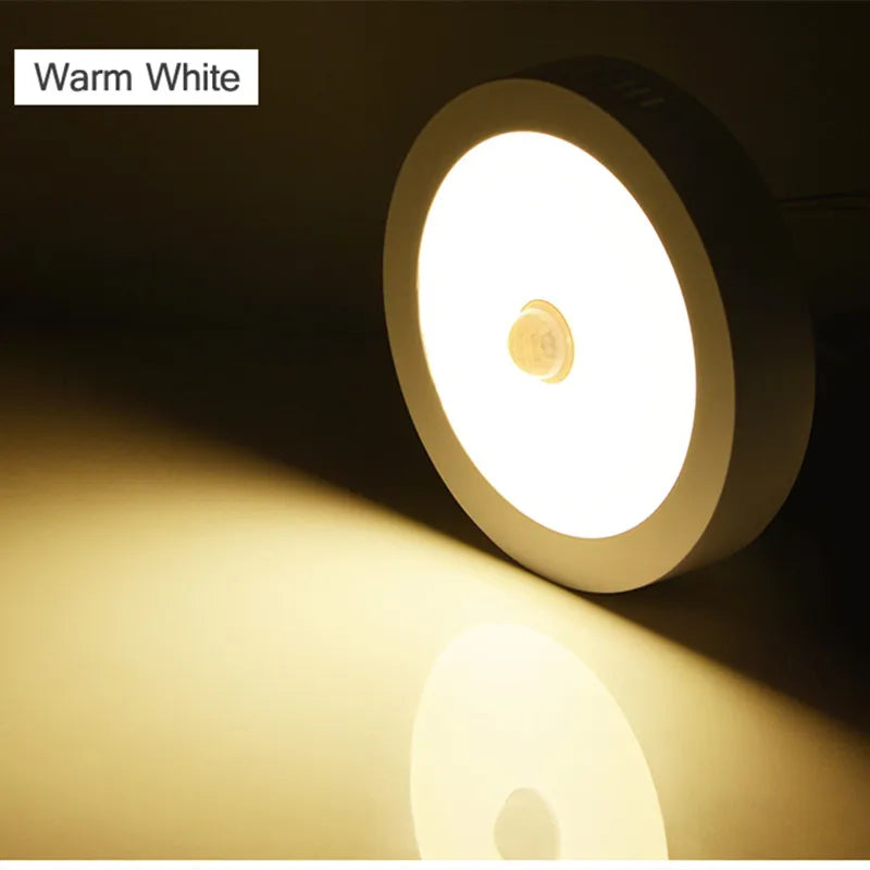 LED Ceiling Light with PIR Motion Sensor – Energy-Efficient Round Ceiling Lamp | Automatic Indoor Lighting | Modern Home Light Fixture