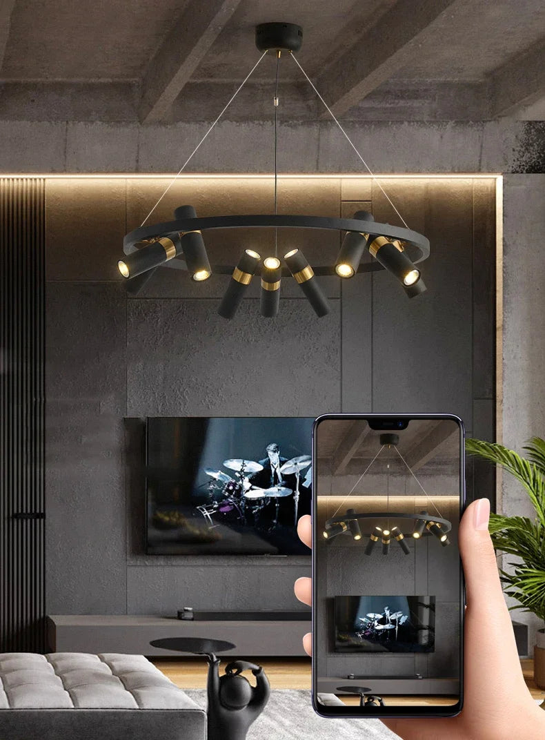 Copper LED Pendant Light – Modern Designer Ceiling Lamp | Luxury Ambient Lighting | Contemporary Interior Statement