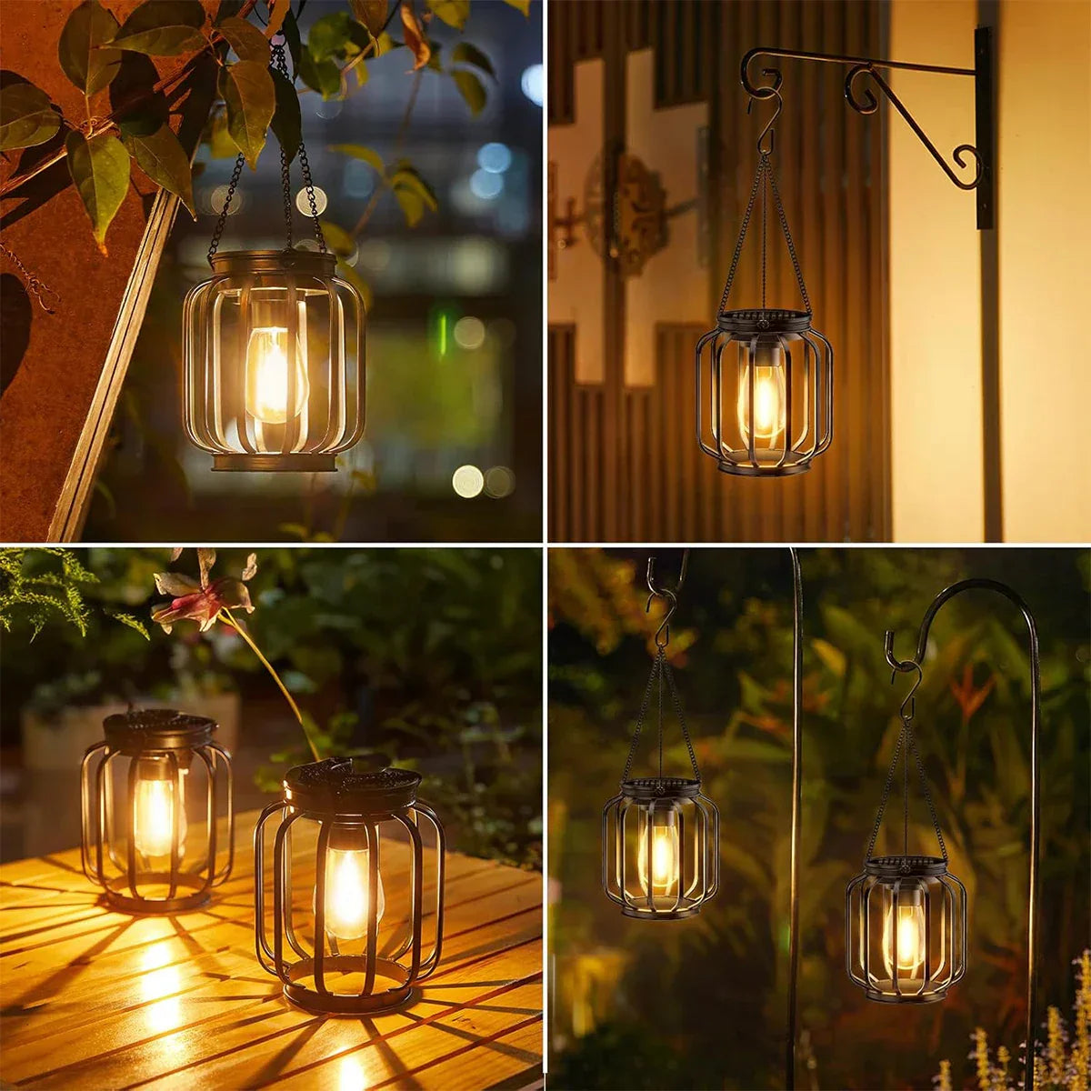 SOLARIA Vintage Solar LED Lantaarn-Leuchtezauber