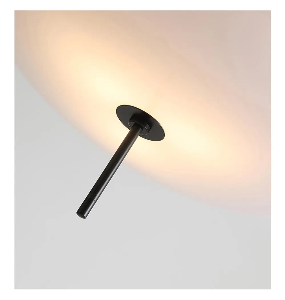 Modern UFO Pendant Light – Minimalist LED Hanging Lamp in Black or White for Living Rooms, Bedrooms, Restaurants & Offices
