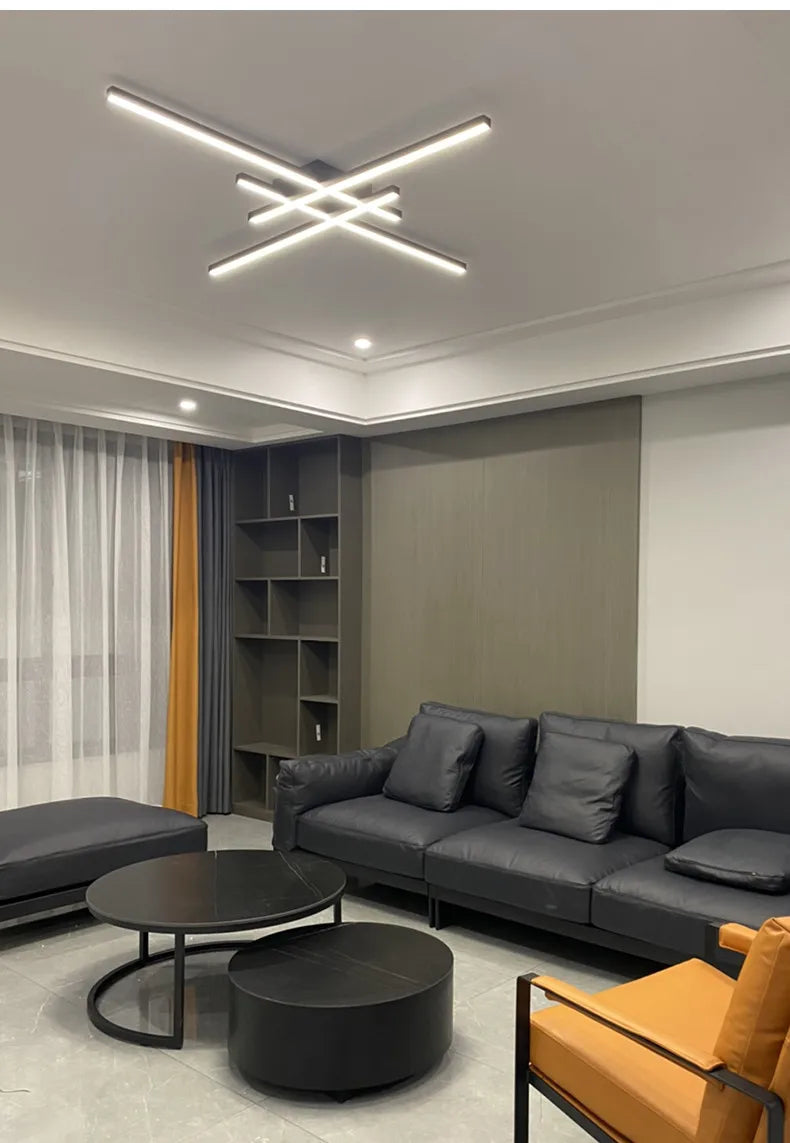 Scandinavian LED Ceiling Light – Modern Minimalist Ceiling Lamp | Energy-Efficient Flush Mount | Elegant Home Lighting