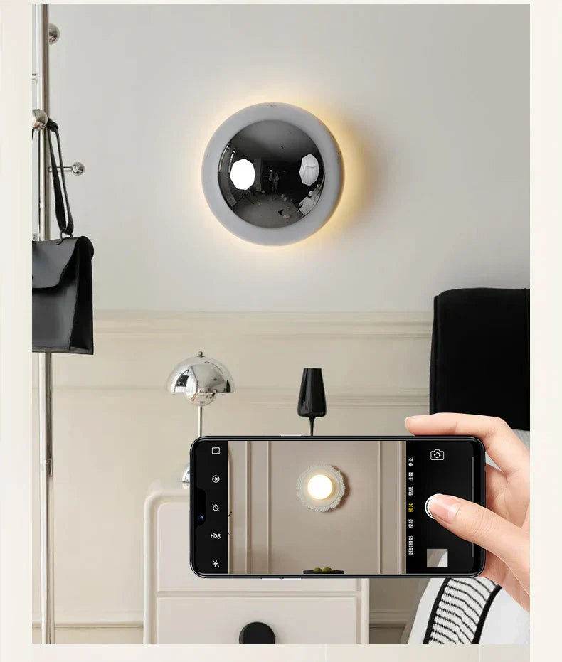 Orvello Round Wall Light – Bauhaus LED Wall Lamp | Modern Up & Down Ambient Lighting