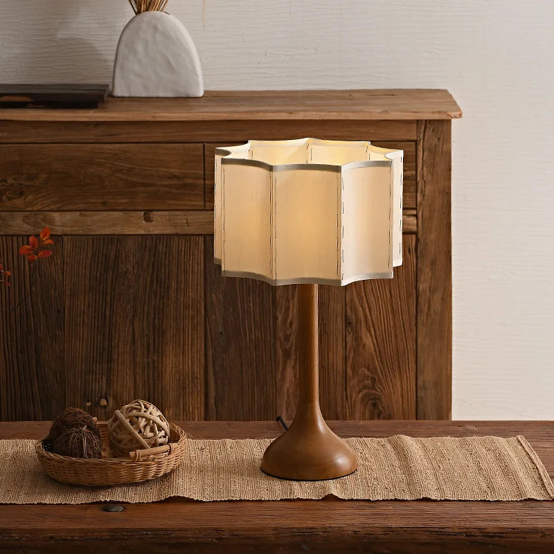 HikariWood Floor Lamp – Wabi-Sabi Wooden Standing Light | Japandi Ambient LED Lighting for Modern Interiors
