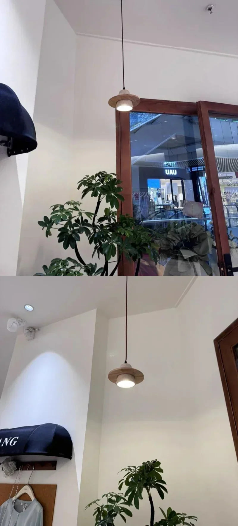 Travora Wabi Pendant Light – Natural Travertine Stone Ceiling Lamp | Japandi Ambient Lighting | Sculptural Interior Elegance