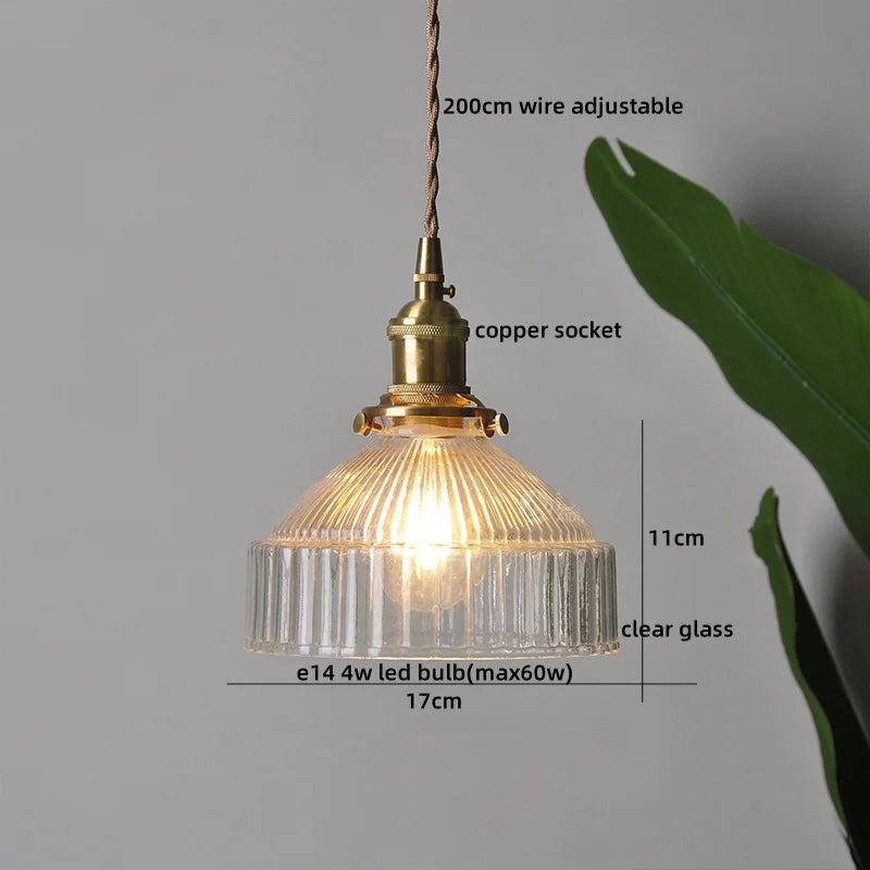 Verra Copper Pendant Light – Modern Glass Ceiling Lamp | Contemporary Ambient Lighting | Refined Interior Elegance