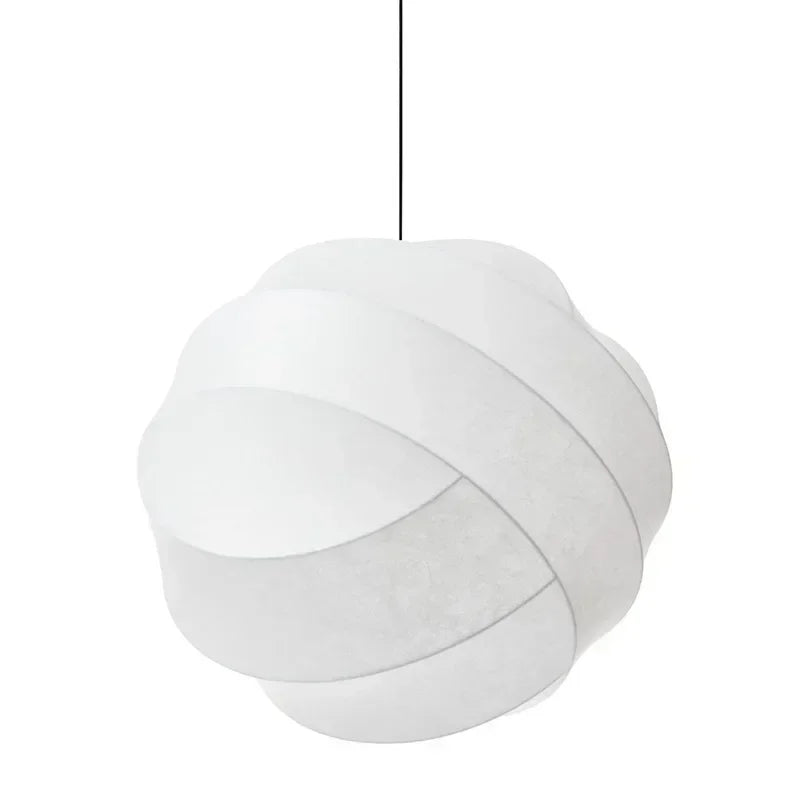 Wabi Sabi Paper Pendant Light – Handcrafted Japanese Ceiling Lamp | Soft Ambient Lighting | Timeless Zen-Inspired Design