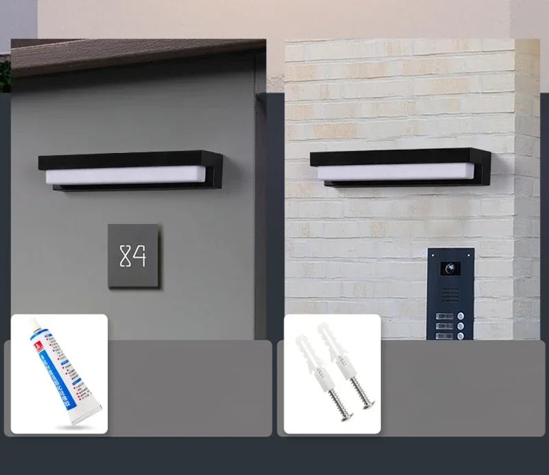 Outdoor Solar LED Wall Light – Waterproof Garden Wall Lamp | IP65 Security & Decorative Lighting | Energy-Efficient Exterior Light