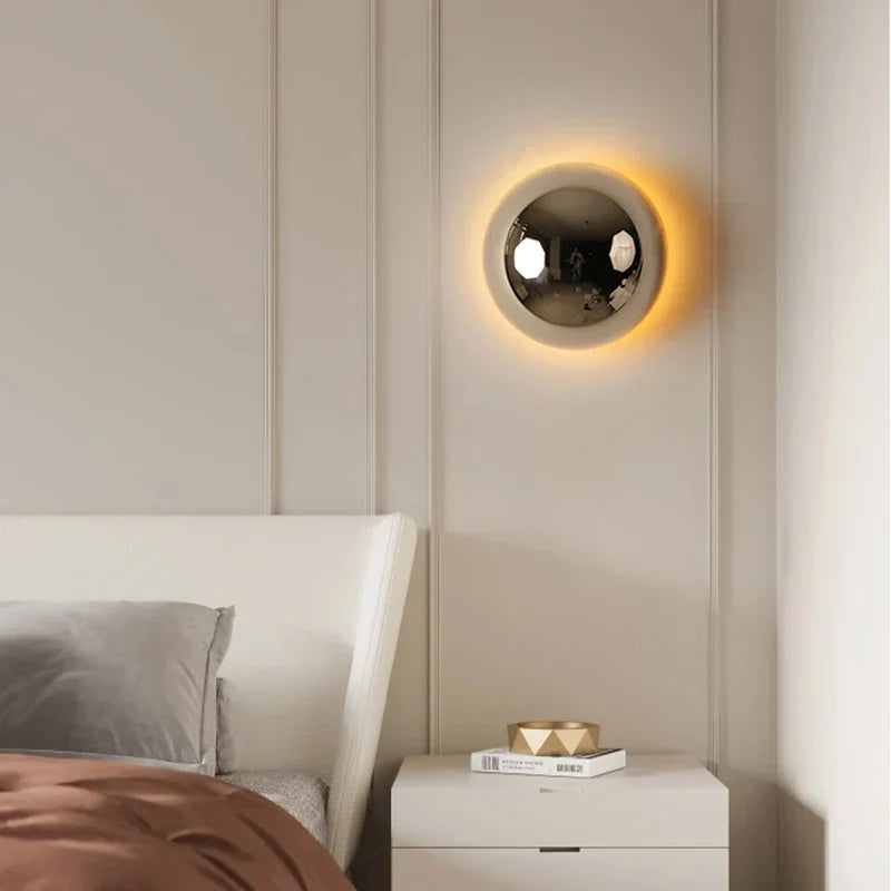 Orvello Round Wall Light – Bauhaus LED Wall Lamp | Modern Up & Down Ambient Lighting