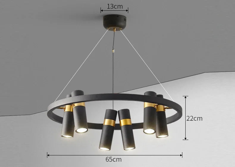 Copper LED Pendant Light – Modern Designer Ceiling Lamp | Luxury Ambient Lighting | Contemporary Interior Statement