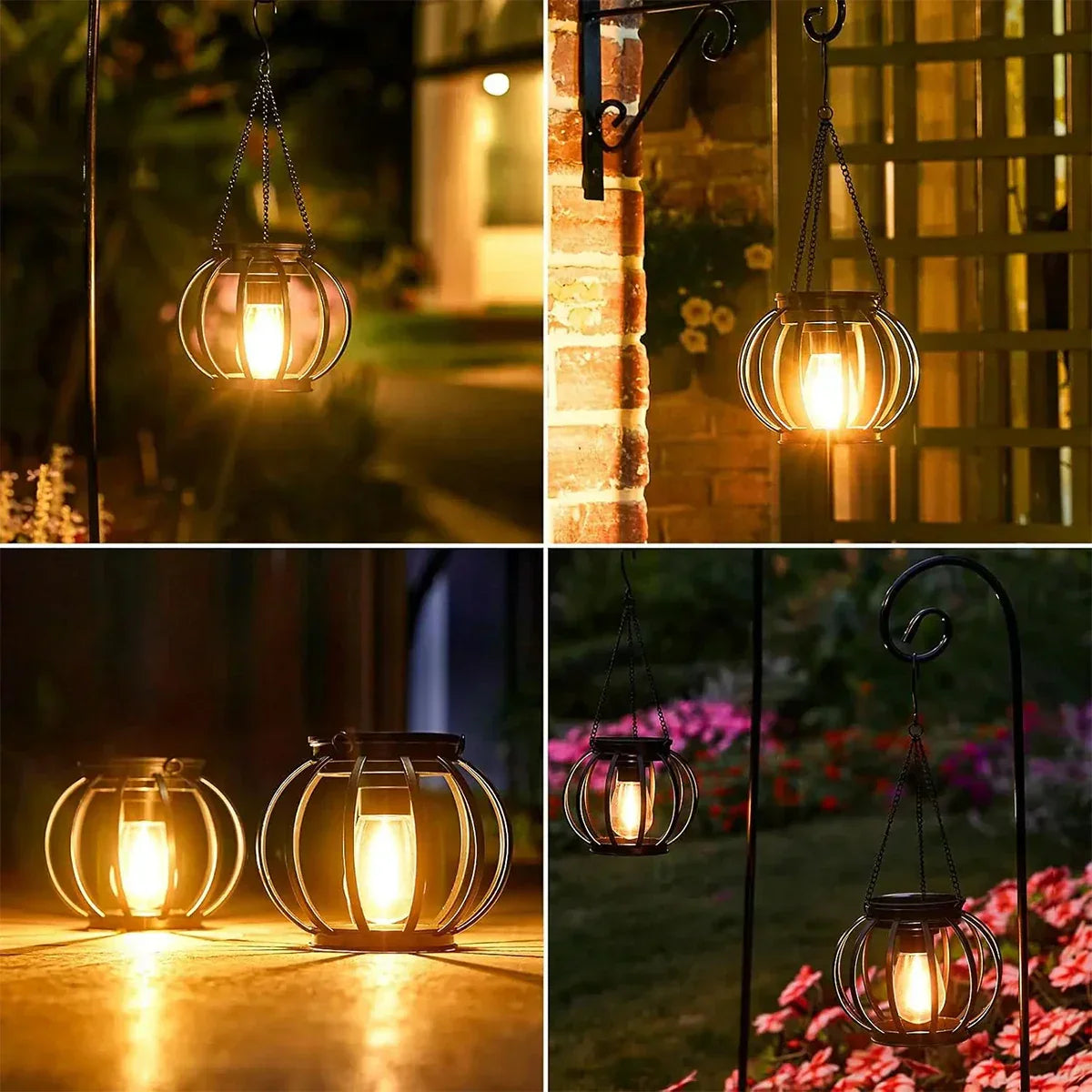 SOLARIA Vintage Solar LED Lantaarn-Leuchtezauber