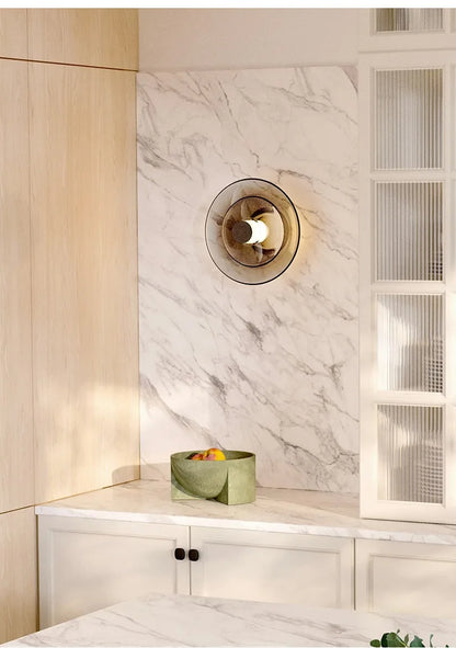 Eloria Glass Wall Light – Nordic LED Wall Lamp | Modern Ambient Lighting for Sophisticated Interiors