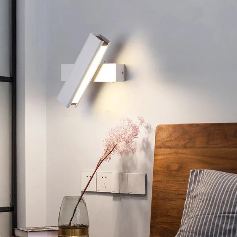 Lumoir Pivot Wall Light – Adjustable Nordic LED Wall Lamp | Dimmable Modern Reading & Ambient Lighting